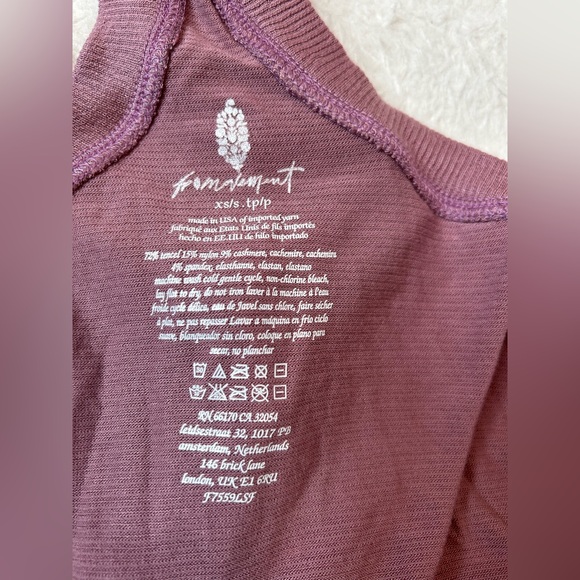 🆕 free people movement movement you take me there tank top in Mauve XS/S - Picture 3 of 3